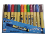 أقلام تحديد دائمة 12 لون linero 90