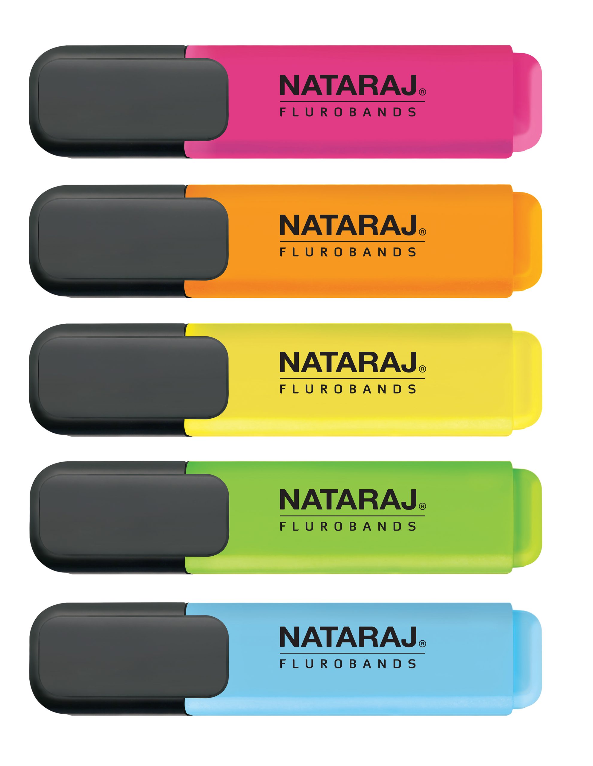 5 מדגישים 210806902 5 اقلام تظليل Natraj - الصورة 1