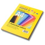 ورق بريستول ملون حجم A4