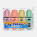 4 اقلام تظليل ألوان زاهية ميني