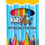 أقلام تلوين خشبية ملوّنة – Kids Art (12 لون)