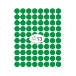 ملصقات/طبع دائرية ملونة 13 مم