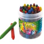 ألوان شمع (Wax Crayons) – 36 لون