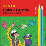 أقلام تلوين خشبية ملوّنة – NATARAJ (12 لون)