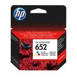ا حبر HP 652 ثلاثي الألوان (Tri-Color)