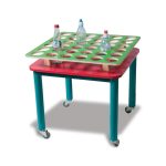 طاولة قناني متحركة