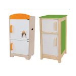 ثلاجة 2 باب خشبي صغير