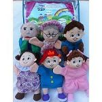 دمى يد - رزمة 6 عائلتي