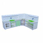 زاوية مطبخ بزاوية 90