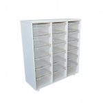 ⁦خزانة تنظيم 18 صندوق بلاستيك⁩ - الصورة ⁦2⁩