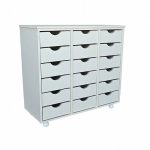 خزانة تنظيم مع 18 درج تخزين