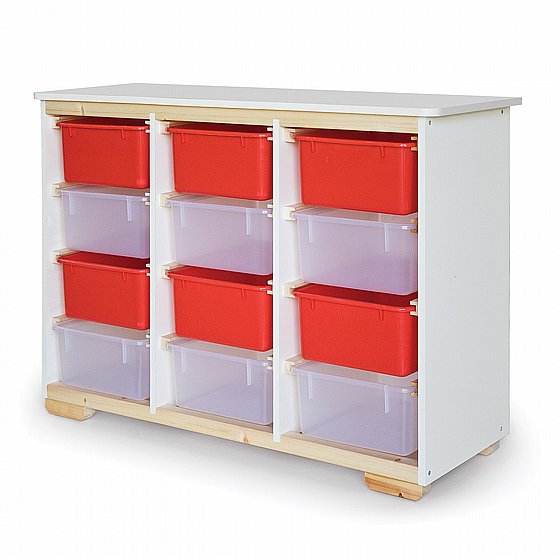 JPEG image خزانة تنظيم 12 صندوق بلاستيك - الصورة 1