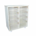 خزانة تنظيم 8 صناديق بلاستيك