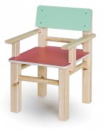 ⁦كرسي خشبي مع مساند للذراعين⁩ - الصورة ⁦2⁩