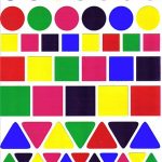 ملصقات طبع أشكال هندسية