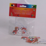 أزرار خشبية شكل حقيبة