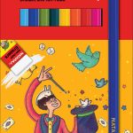 أقلام تلوين خشبية قابلة للمسح – NATARAJ (12 لون)