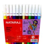 أقلام سكتش للتلوين والرسم – NATARAJ (12 لون)