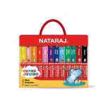 ألوان شمع سوبر جامبو – NATARAJ (12 لون)