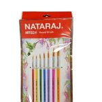 رزمة٧ فراشي مدورة عريضة