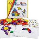 لعبة مكعبات خشبية بازل