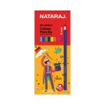 أقلام تلوين خشبية قابلة للمسح – NATARAJ (12 لون)